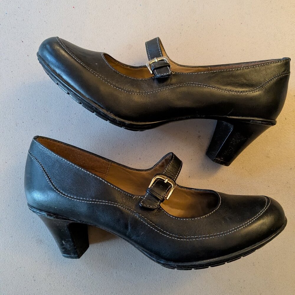 Softshoe by Medicus (Brenda) Mary Jane heel dark brown 8M - Picture 2 of 3